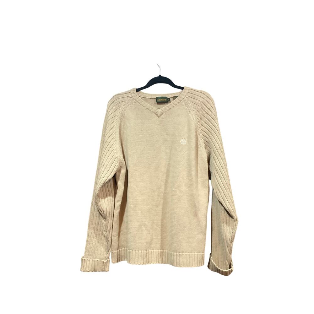 Timberland Sweater Men Tan XL 100% Cotton
